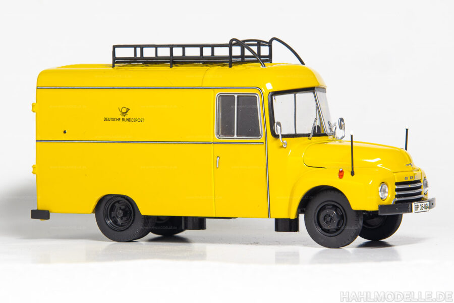 Modellauto Opel | hahlmodelle.de | Opel Blitz Lastkraftwagen 1,75 to, Kasten, Post