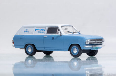 Modellauto | hahlmodelle.de | Opel Kadett B Kastenwagen "Philips Service"