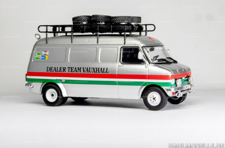 Modellauto | hahlmodelle.de | Opel Bedford Blitz, Dealer Team Vauxhall Rallye-Servicefahrzeug